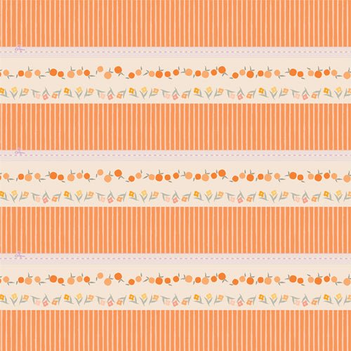 Orchard Bound - Quilting Cotton - Tangerine - homesewn