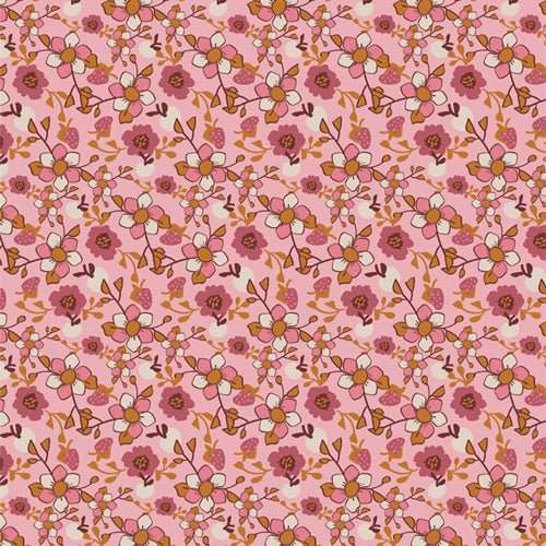 Orchard Haven - Peony - Fairview Avenue - QUILTING COTTON/POPLIN - homesewn