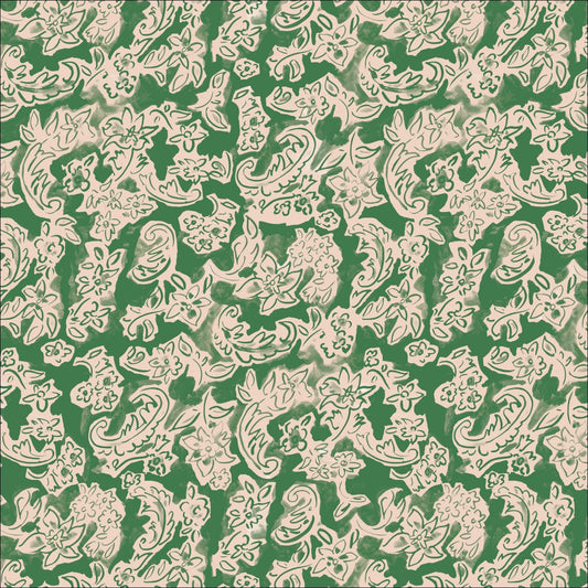ORGANIC Chintz Wallpaper - Sanctuary - 227305 - homesewn