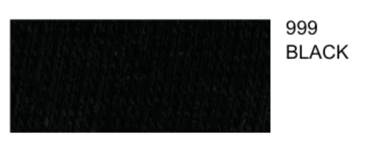 Organic Cotton 2x2 RIBBING 7.1oz - Black - Stretch Rib Fabric 40" wide - homesewn