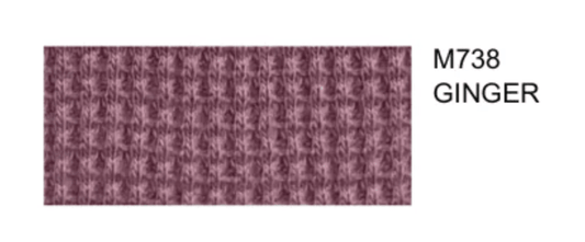 Organic Cotton WAFFLE 7.7oz - Ginger - Stretch Knit Fabric 57" wide - homesewn