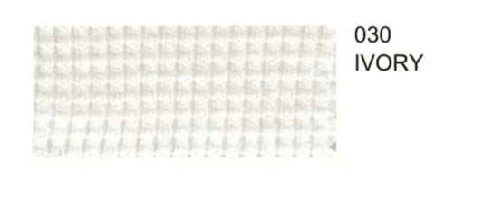 Organic Cotton WAFFLE 7.7oz - Ivory - Stretch Knit Fabric 57" wide - homesewn