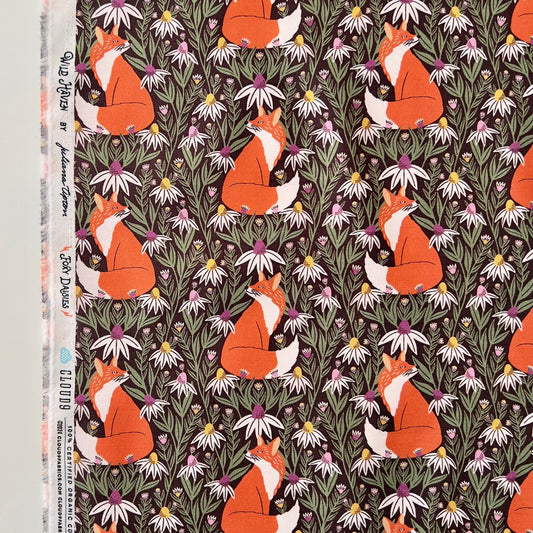 ORGANIC Foxy Daisies - 227463 Quilting Cotton - homesewn