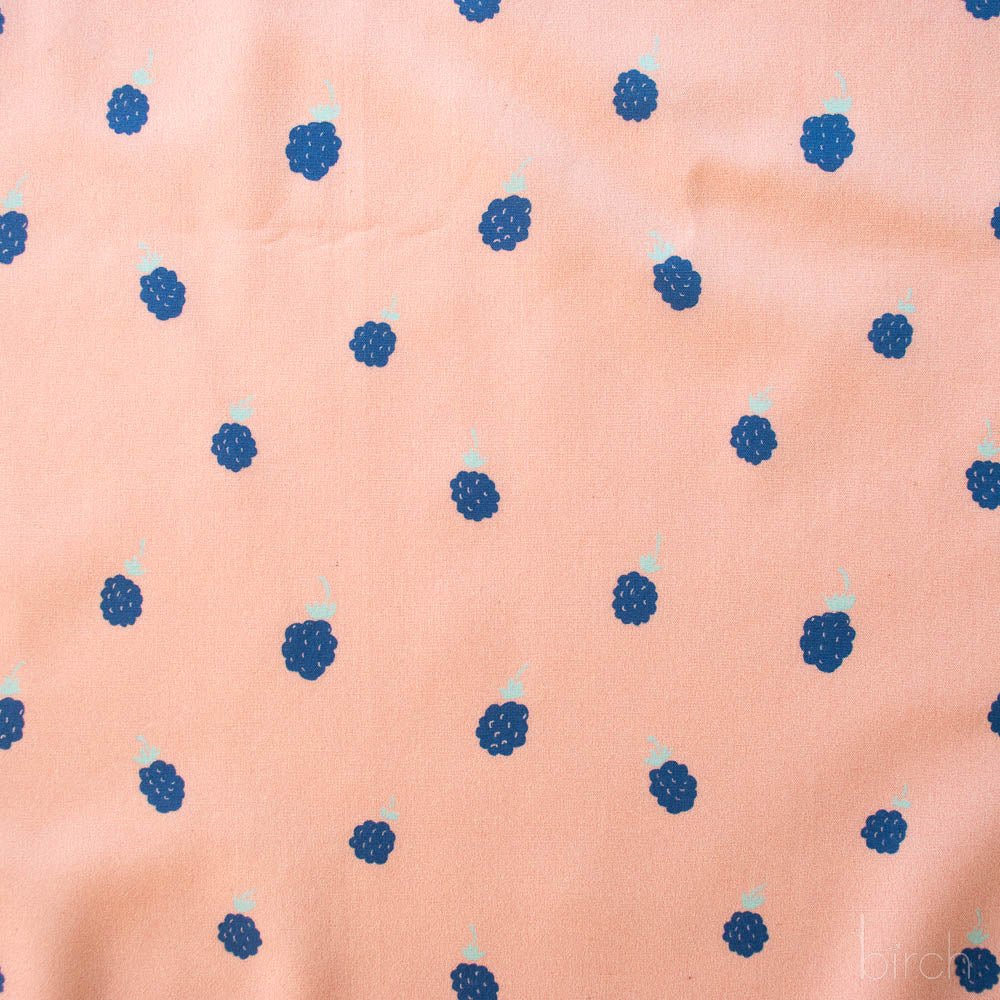 ORGANIC Homestead Blackberries - QUILTING COTTON/POPLIN - homesewn