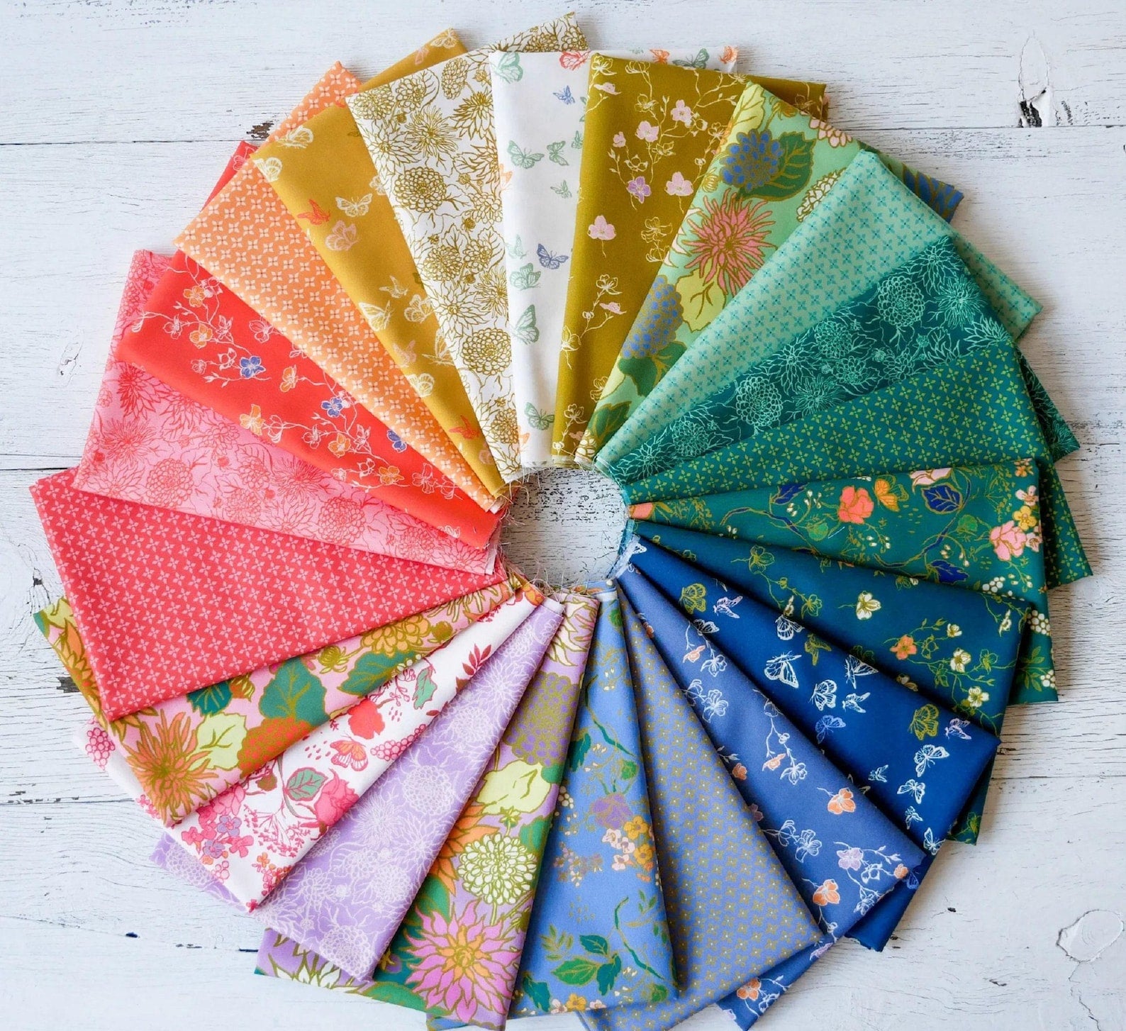 ORGANIC In The Garden Jennifer Moore/Monaluna Multi 2.5" Strips Jelly Roll - homesewn