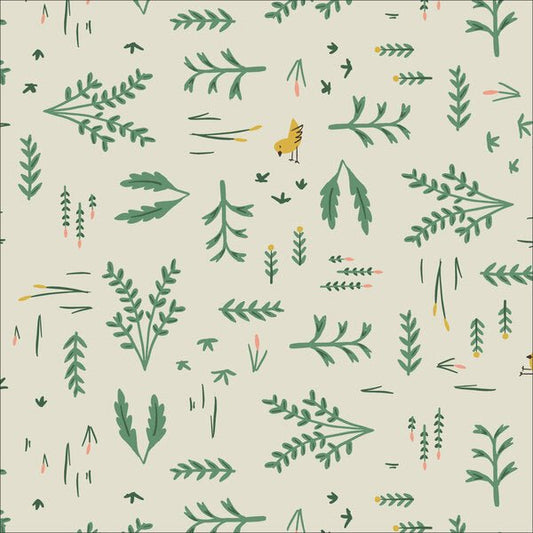 ORGANIC Meadow - Cream - Wild Things - homesewn