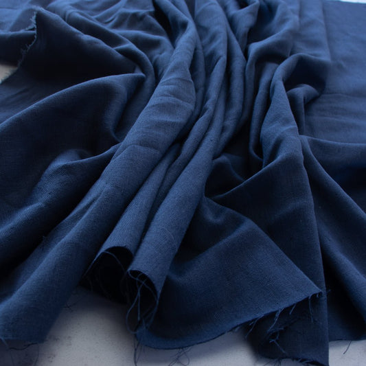 ORGANIC Solid Double Gauze - Night Sky - homesewn