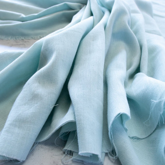 ORGANIC Solid Double Gauze - Surf - homesewn