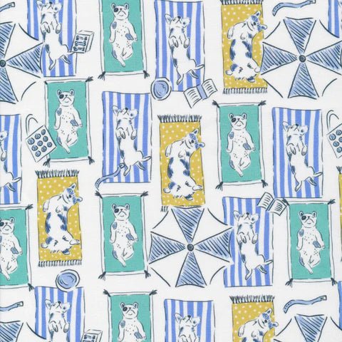 ORGANIC Sunbathing Pups - Dog Days of Summer - 227412 - homesewn