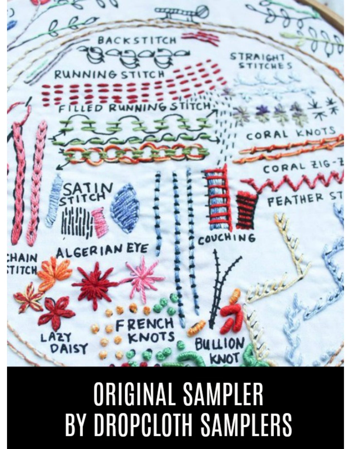 Original Sampler - Embroidery Project - homesewn