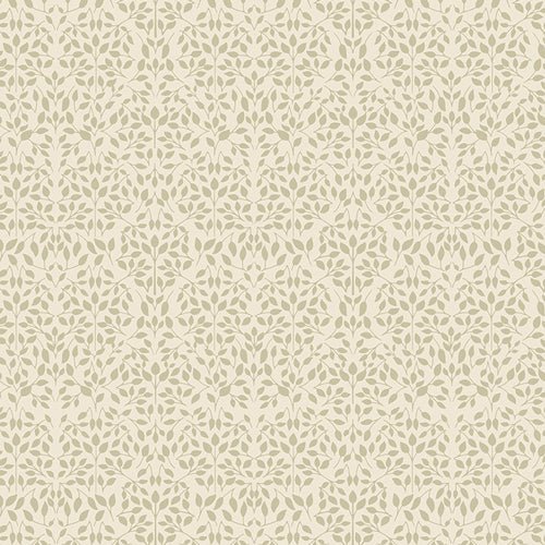 Ornate Foliage - Snow - Spring Equinox - homesewn