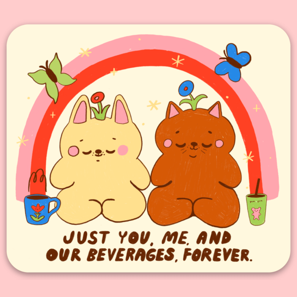 Our Beverages Sticker - homesewn