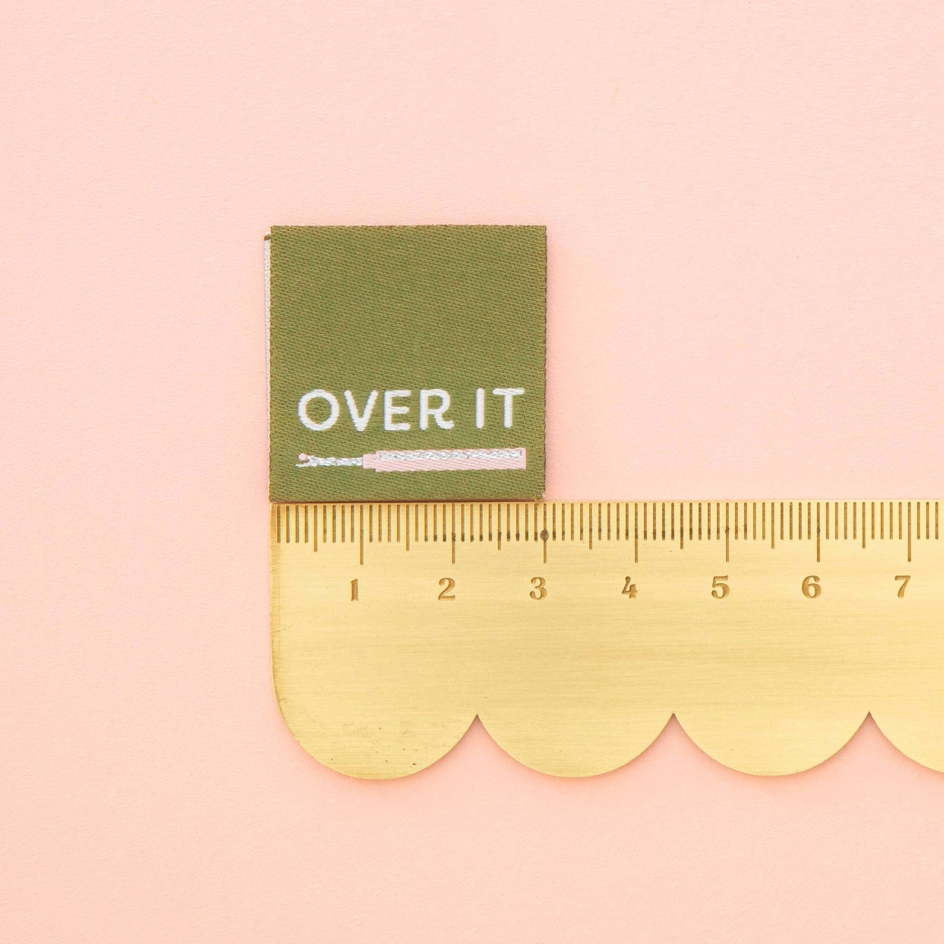 Over It Seam Ripper - Sewing Woven Clothing Labels - homesewn