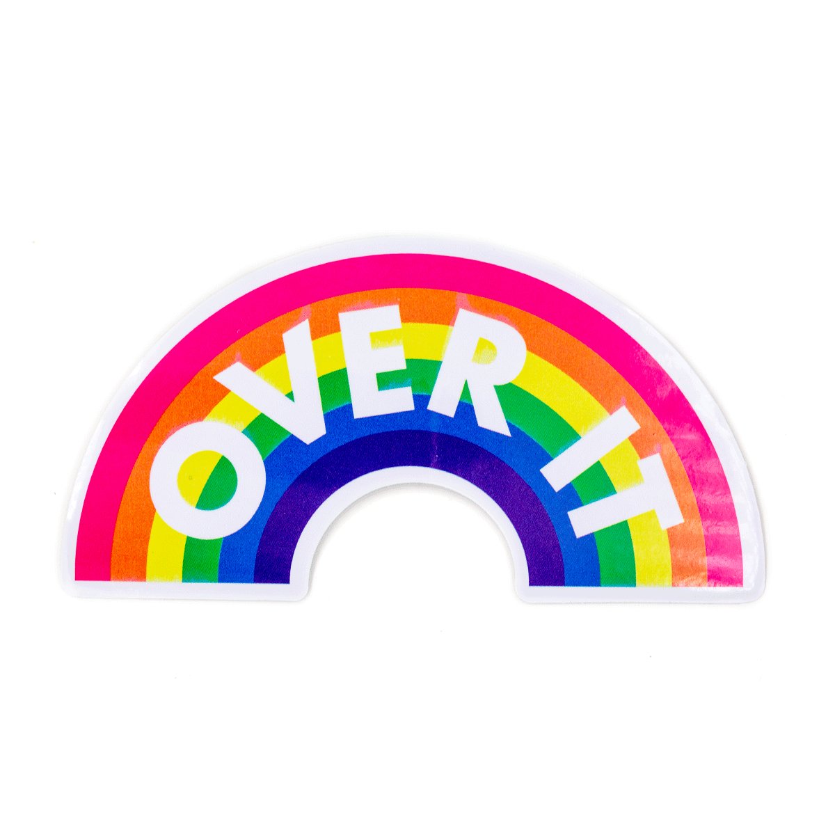 Sticker Over Sticker Over It Vinyl Sticker - homesewn