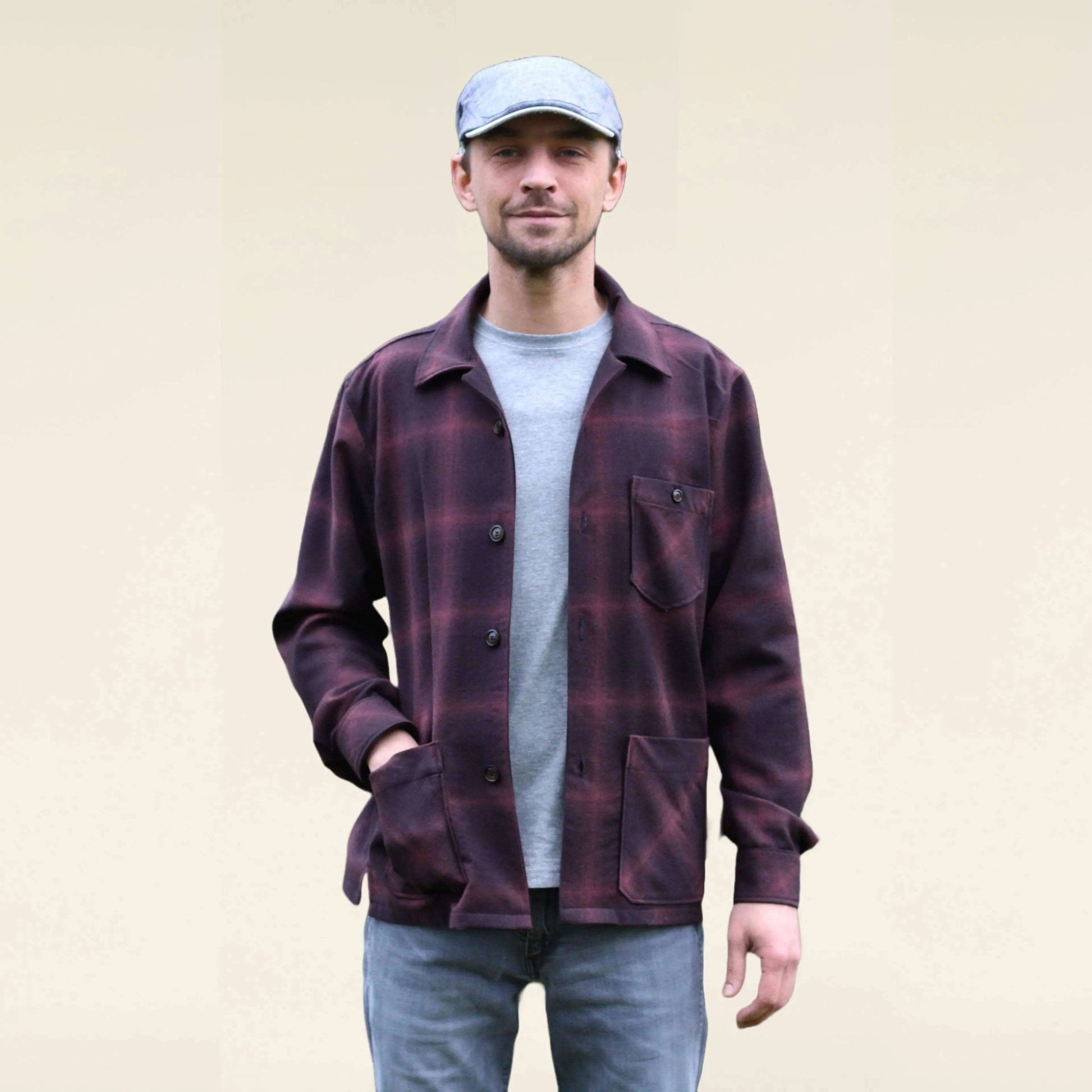 Overshirt sewing pattern PDF DOWNLOAD - homesewn
