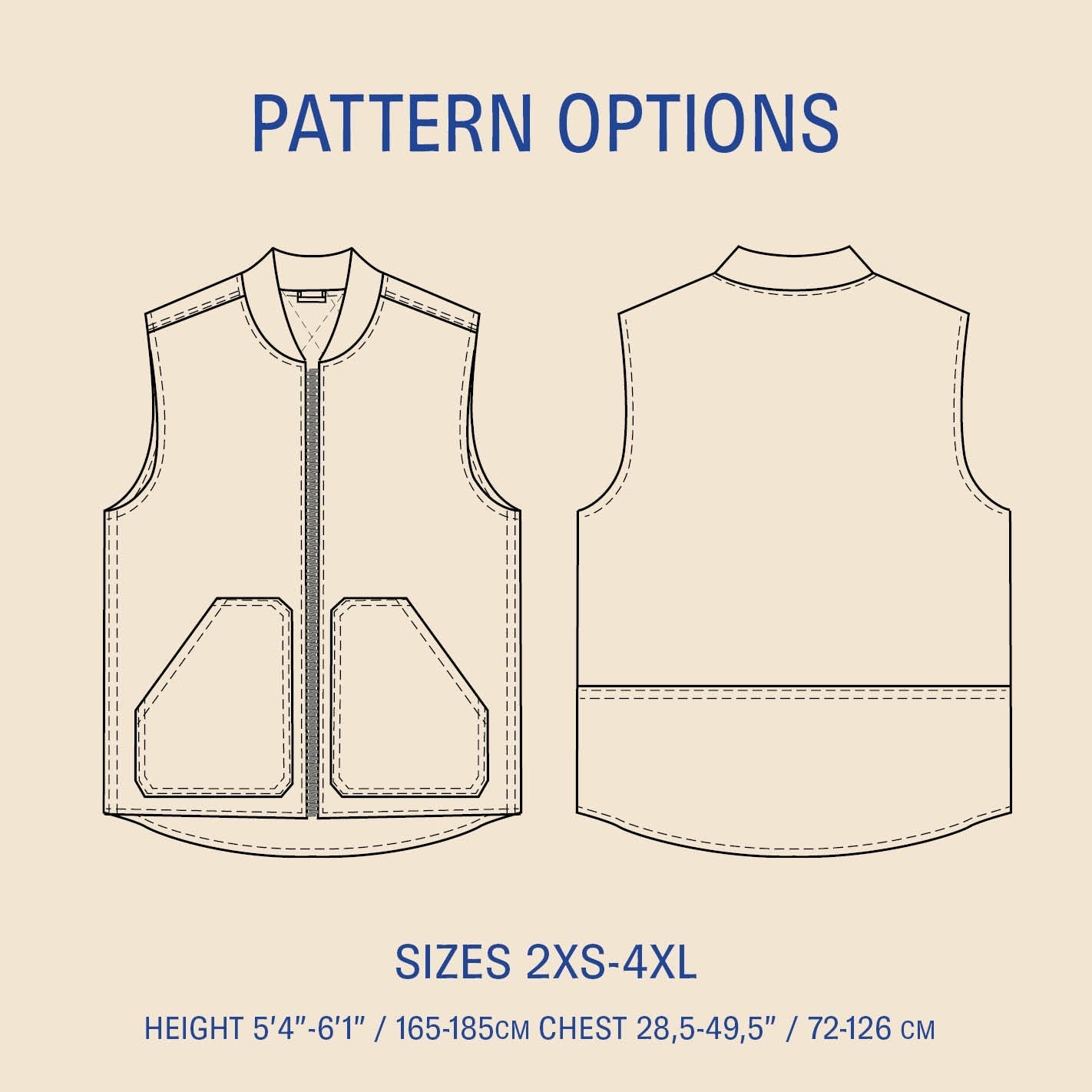 Ozark Vest Sewing Pattern PDF DOWNLOAD - homesewn