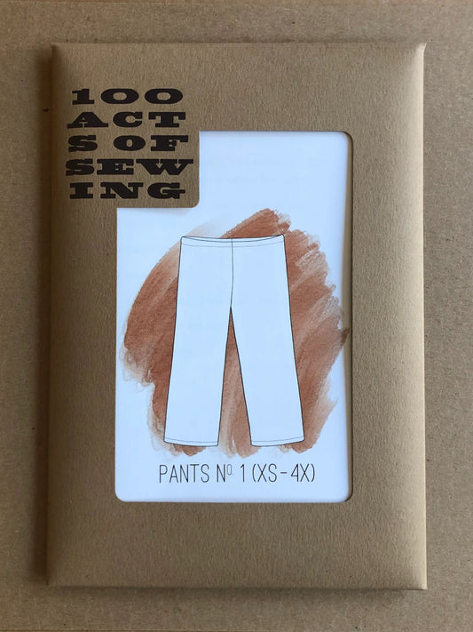 Pants No. 1 Pattern - 100 Acts of Sewing - homesewn