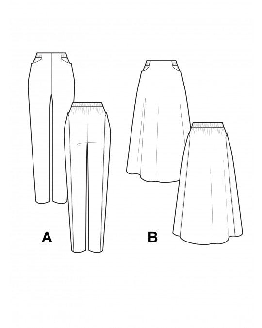 Pants & Skirt Morella PDF DOWNLOAD - homesewn