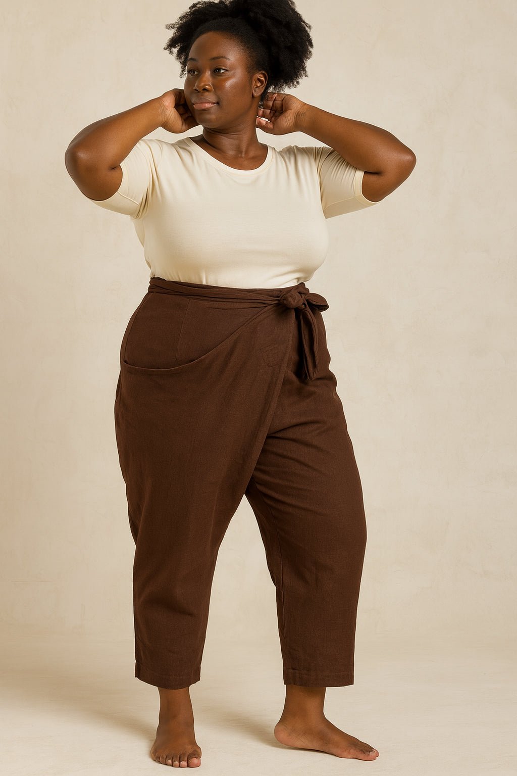 Papao tapered wrap pants PDF DOWNLOAD - homesewn