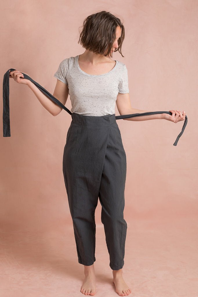 Papao tapered wrap pants PDF DOWNLOAD - homesewn