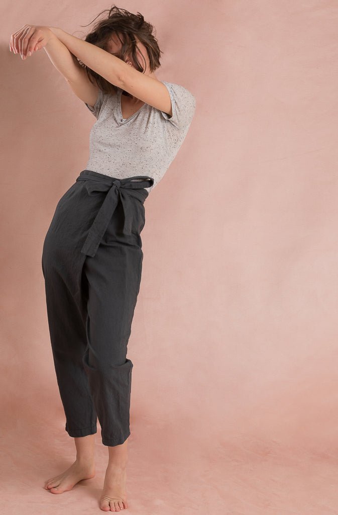 Papao tapered wrap pants PDF DOWNLOAD - homesewn