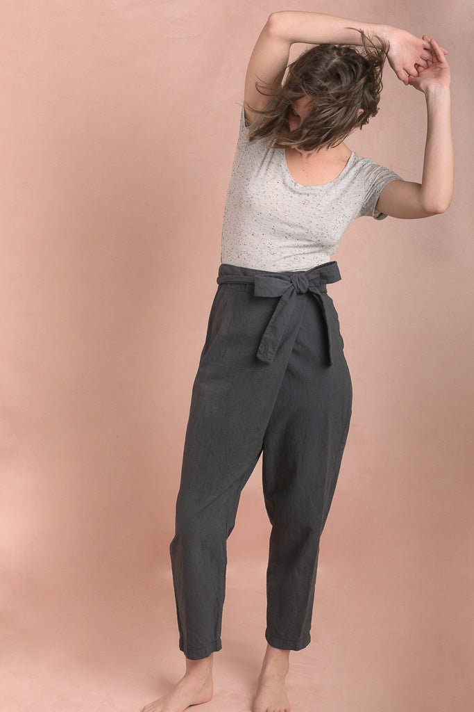 Papao tapered wrap pants PDF DOWNLOAD - homesewn