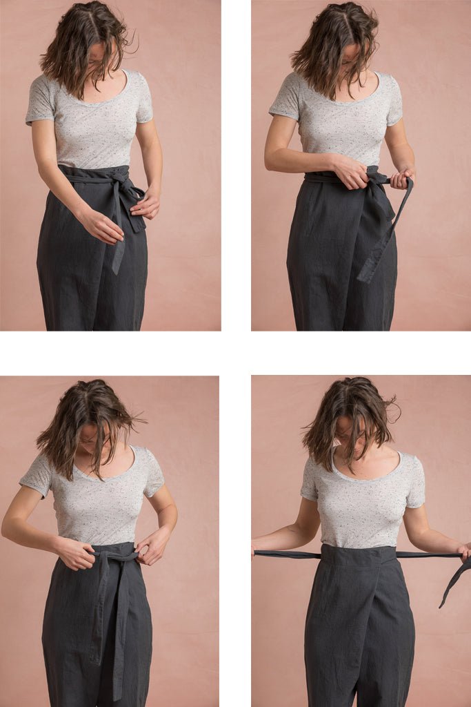 Papao tapered wrap pants PDF DOWNLOAD - homesewn