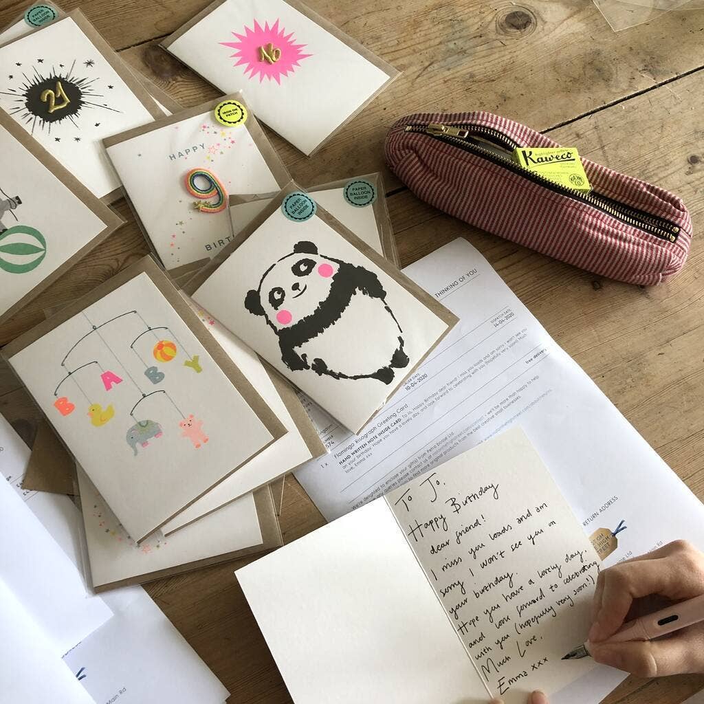 Patch Cards - Robot Happy Birthday - homesewn