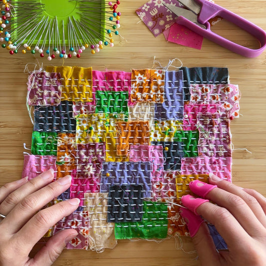 Patchwork Sashiko Workshop with Diana Li Fitzgerald - homesewn