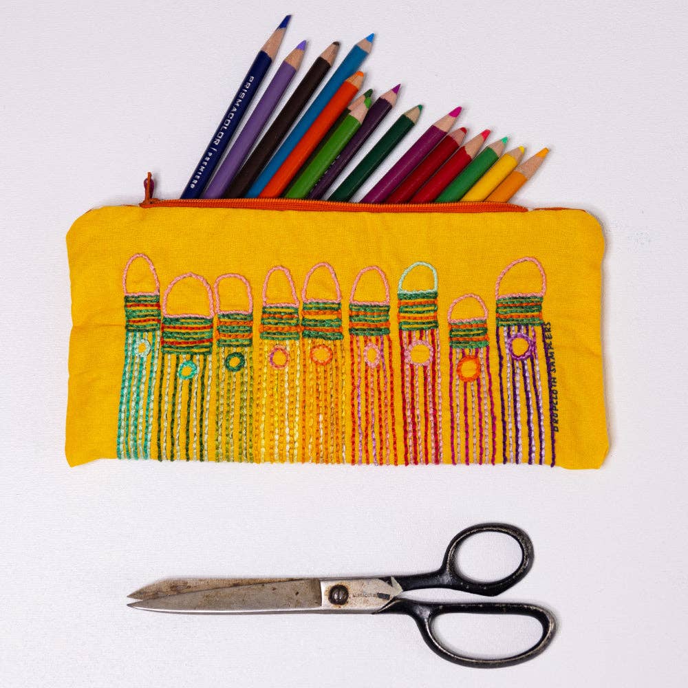 Pencils Embroidery Sampler - homesewn