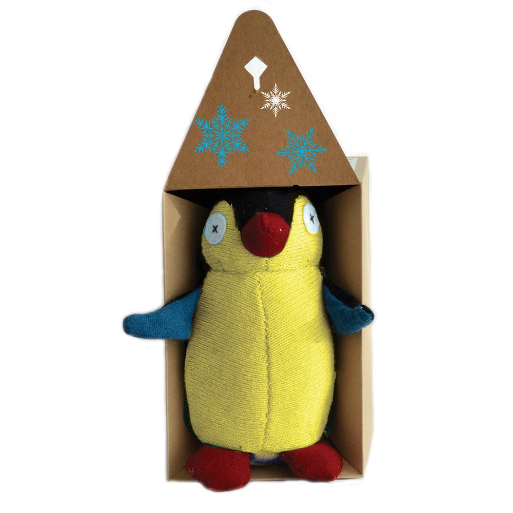 Penguin Stuffed Animal DIY Sewing Kit | Reclaimed Wool - homesewn