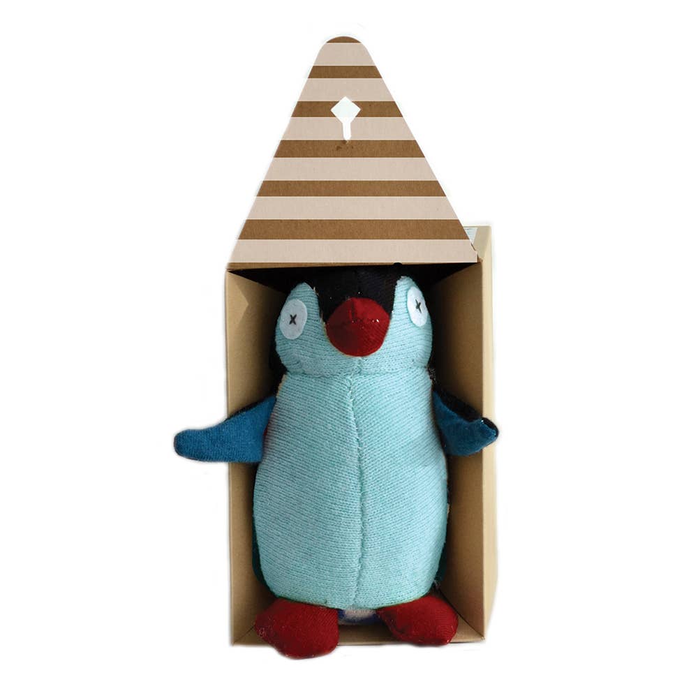 Penguin Stuffed Animal DIY Sewing Kit | Reclaimed Wool - homesewn
