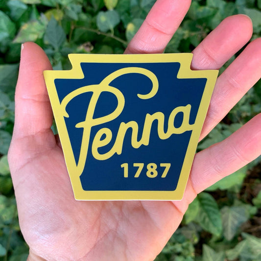 Pennsylvania "Penna" Bumper Sticker / Vinyl Decal - homesewn