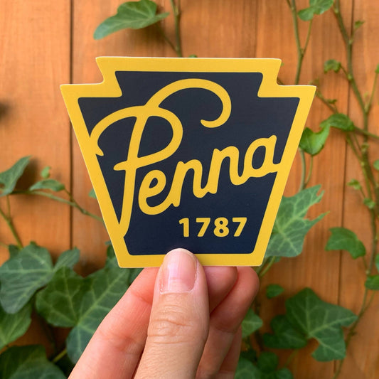 Pennsylvania "Penna" Bumper Sticker / Vinyl Decal - homesewn