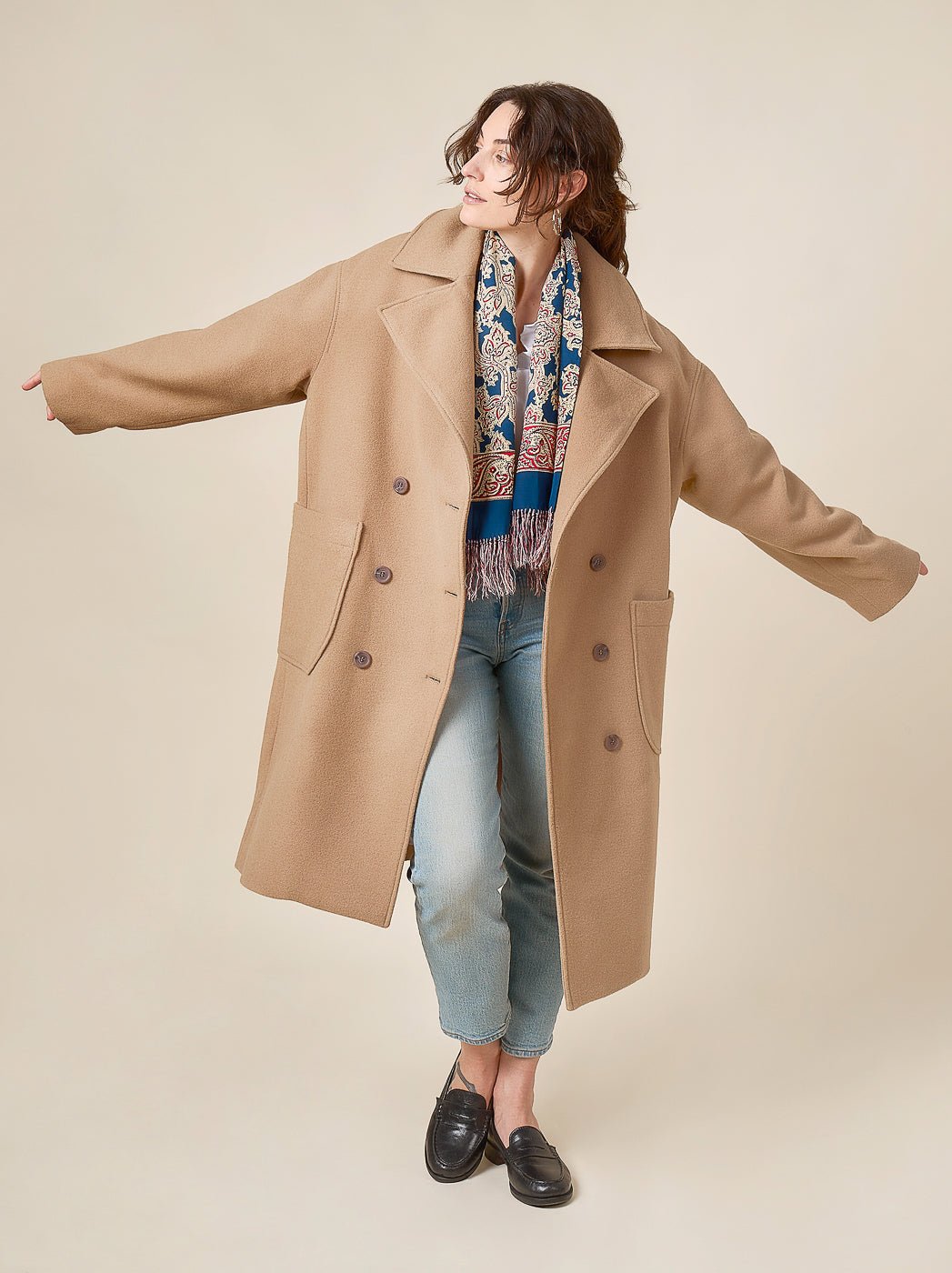 Phoebe Coat Pattern - PDF PATTERN - homesewn