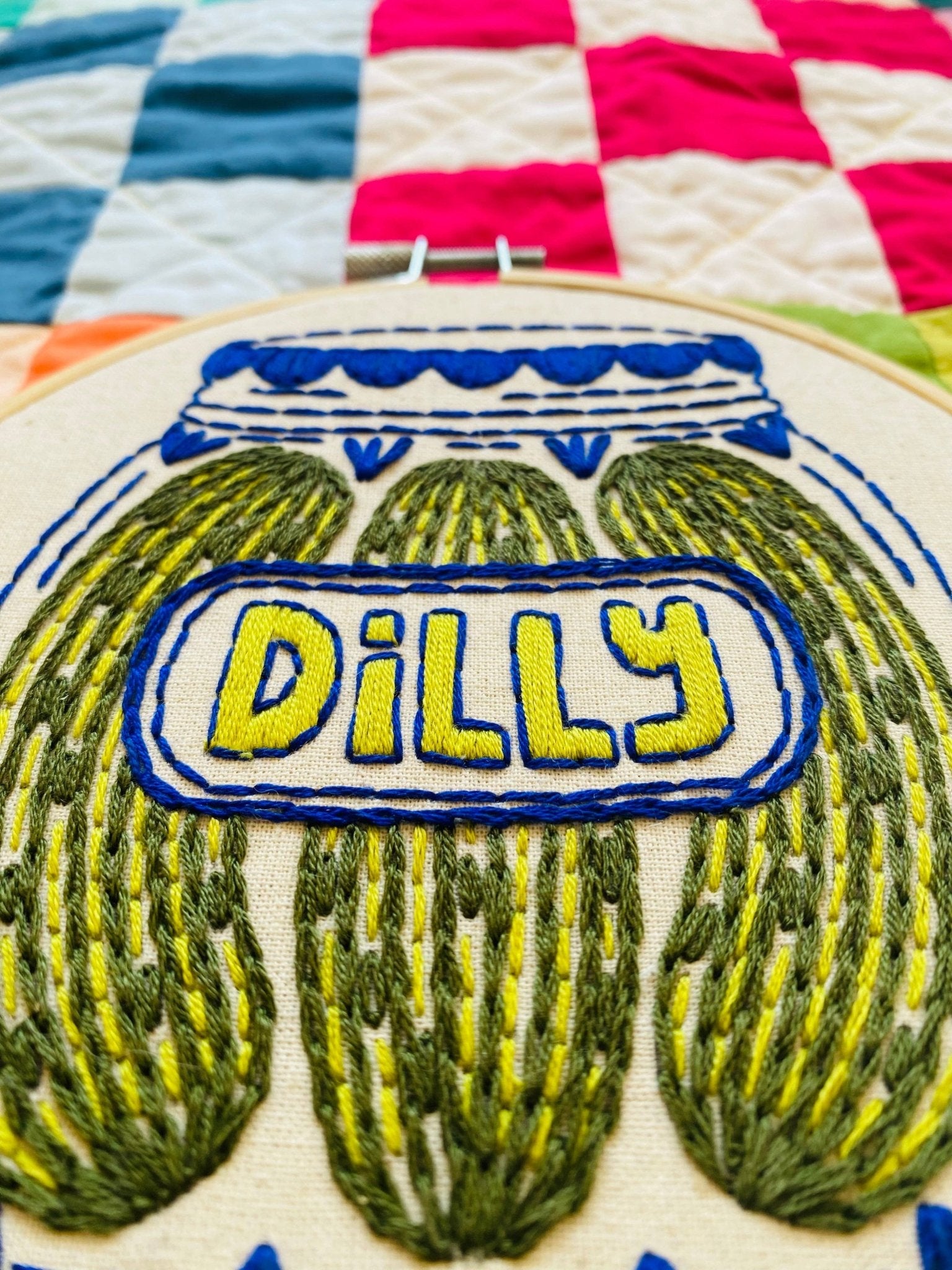 Pickles Complete Embroidery Kit - homesewn