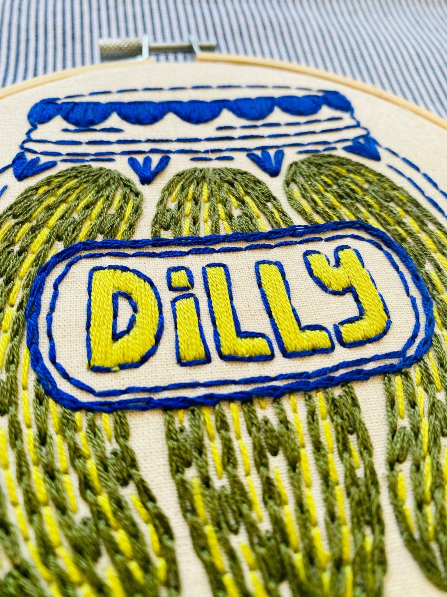 Pickles Complete Embroidery Kit - homesewn