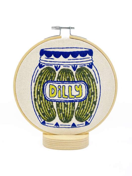 Pickles Complete Embroidery Kit - homesewn