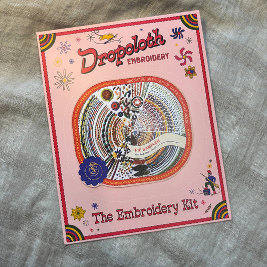 Pie Chart Embroidery Sampler Kit - homesewn