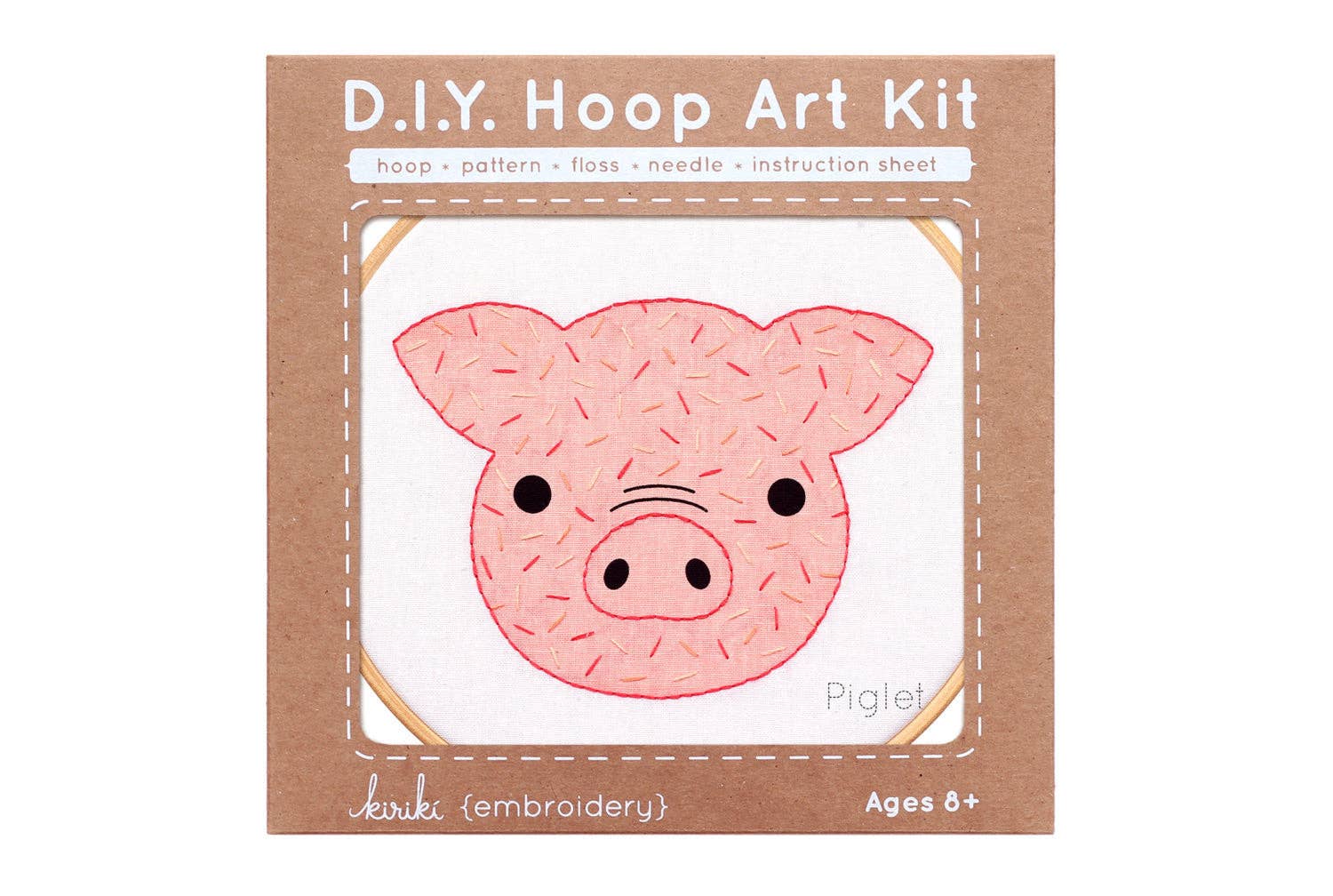 Piglet - Hoop Art Kit - homesewn
