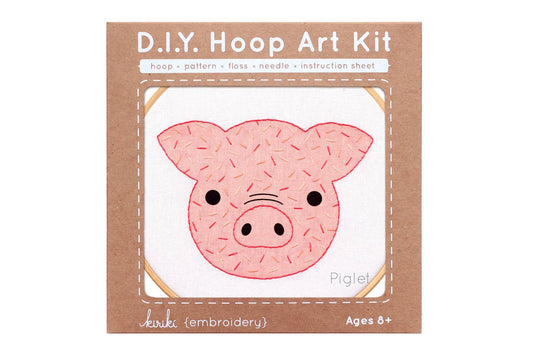 Piglet - Hoop Art Kit - homesewn
