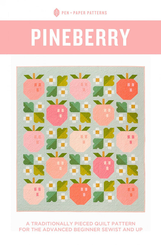 Pineberry Quilt - homesewn