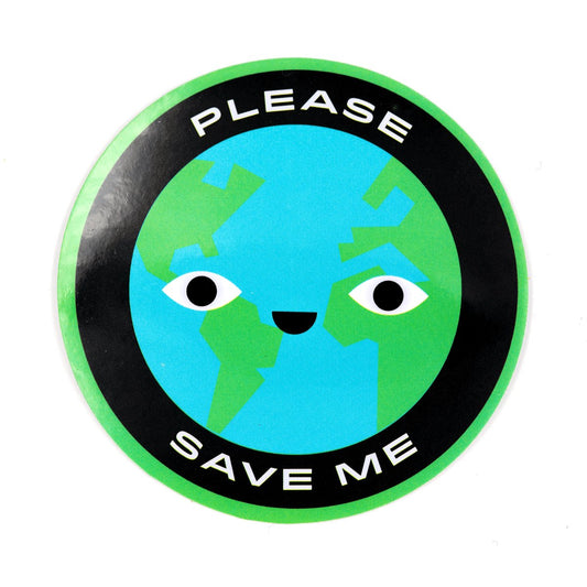 Please Save Me Vinyl Sticker - homesewn