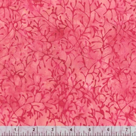 Plum & Citrus - Branches - Pink - Jacqueline De Jonge Batik - homesewn