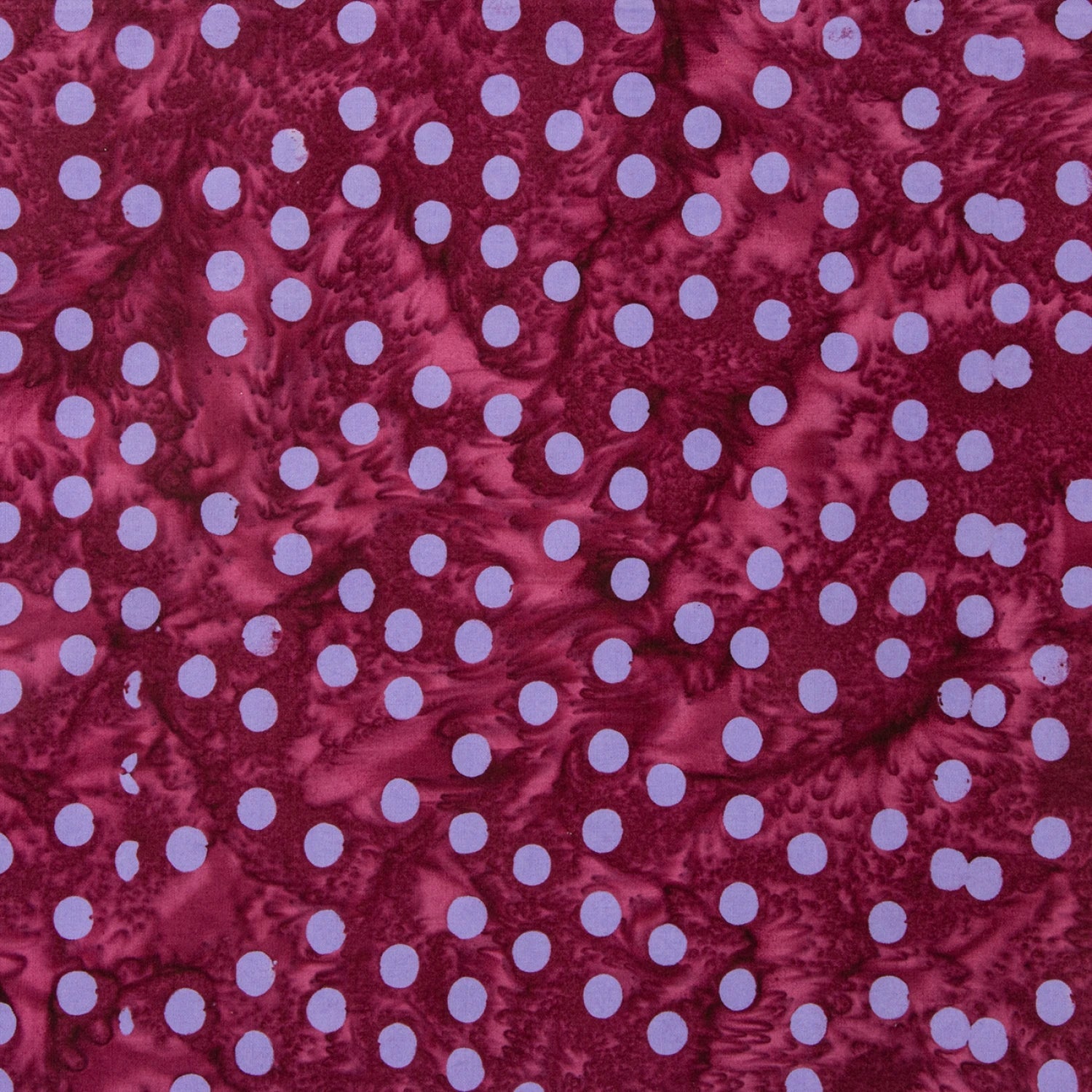 Polka Pop Berry Persimmon - COTTON BATIK - homesewn