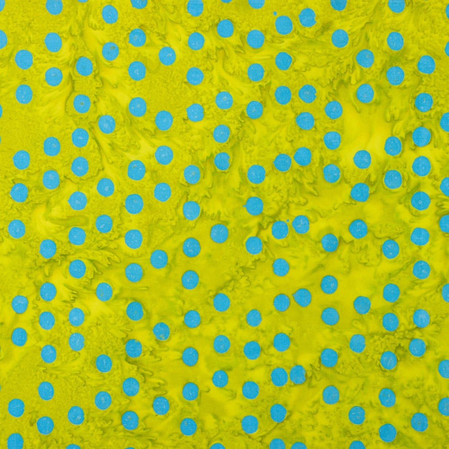 Polka Pop Green Apple - COTTON BATIK - homesewn