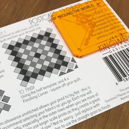thumbnail image 2 of Jen Kingwell Postcard Project #2 - Little Diamonds - Sew.be Curated 2 of 14