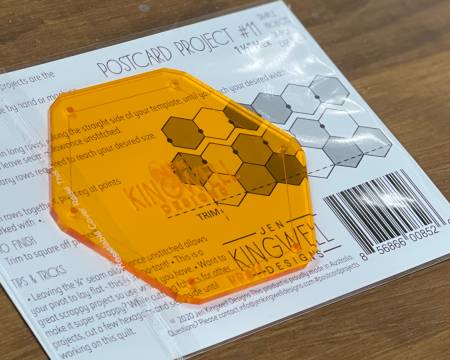 Postcard Project No 11 - 1 1/2in Hex - Jen Kingwell - homesewn