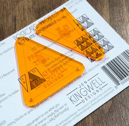 Postcard Project No. 4 - Not Quite 60 Degree Triangle - Jen Kingwell - homesewn