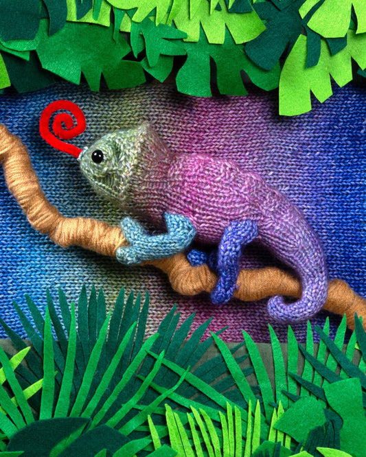 PRE ORDER: Chameleon Knitting Kit - homesewn